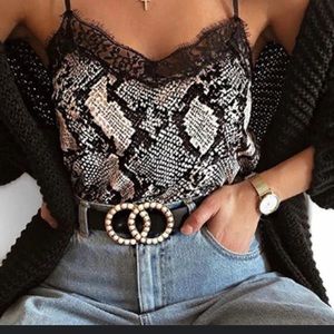 Nasty Gal silk cami top